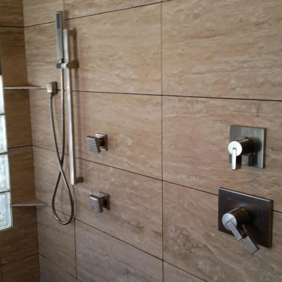 Shower fixture installation for Water Heater Installation in Deerfield